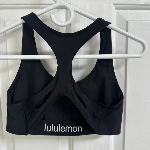 Lululemon Strong Identity Black Sports Bra - Picture 2 of 3